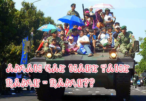 Kecelakaan Tank M113, Naik Tank Ramai-Ramai Amankah??