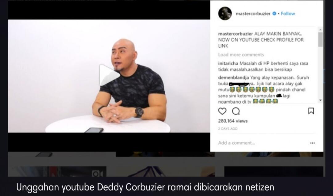 Deddy Corbuzier Bahas Artis Alay