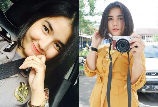 Gaya 5 Polwan Saat Bertugas dan Tidak, Bikin Gagal Fokus