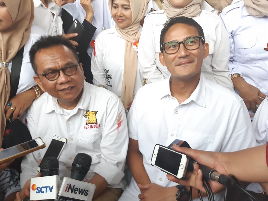 Sandiaga Dukung DPD Gerindra Deklarasikan Prabowo