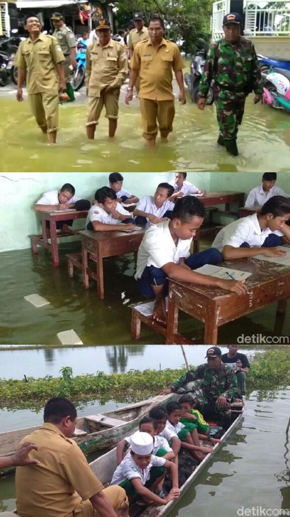 35 Desa di 7 Kecamatan Lamongan Terendam Banjir
