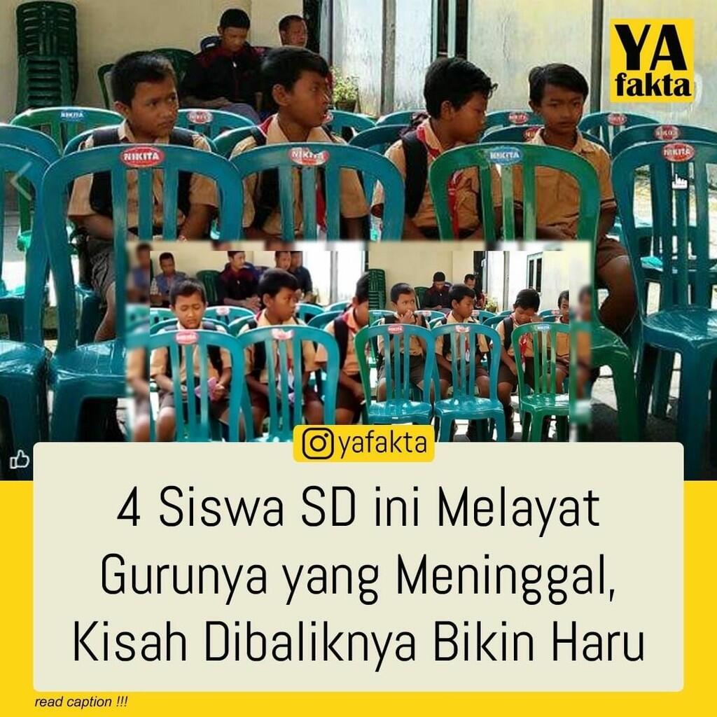 Kisah 4 Anak SD Melayat Gurunya yang Meninggal Ini Bikin Sedih.bikin mewek