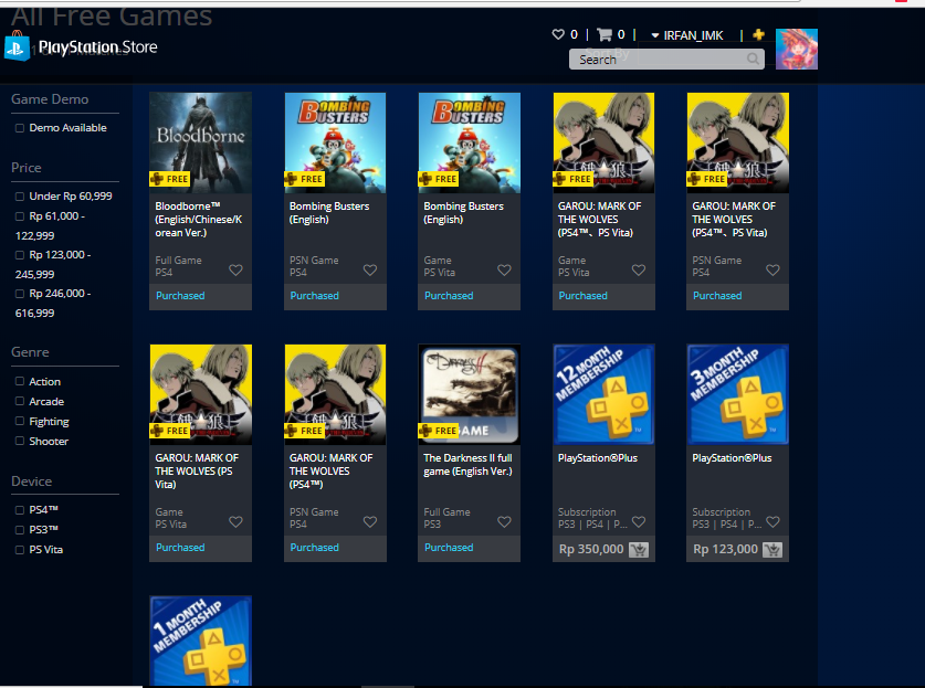 Ps plus store