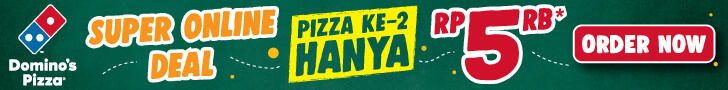 &#91;DEALS DOMINO'S PIZZA&#93; PIZZA HANYA 5 RIBU DI DOMINOS PIZZA ONLINE