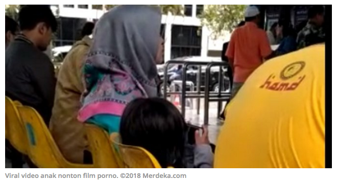 Polisi selidiki viral video bocah perempuan tonton film porno