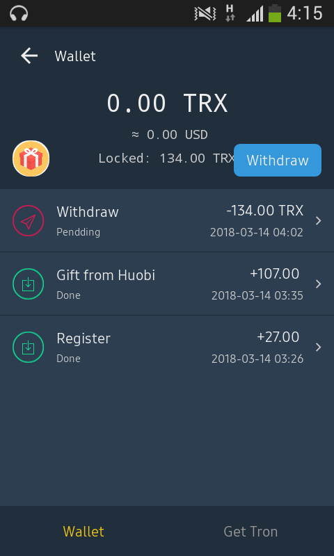 &#91;Give Away&#93; Free 134 TRX Cuman Modal Daftar Doang Langsung Bisa WD &#91;1TRX:0.03$&#93;