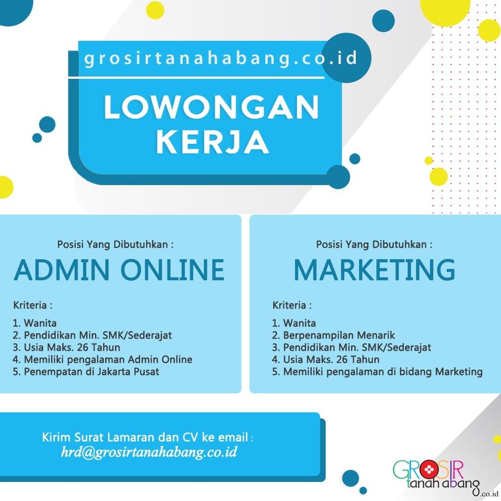 Lowongan Kerja Loker Admin Online 2018 Terbaru