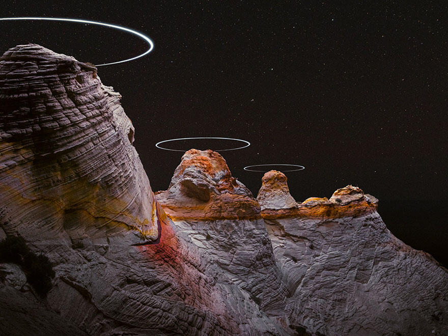 Photographer ini menggunakan drone sebagai lighting, objeknya apa?