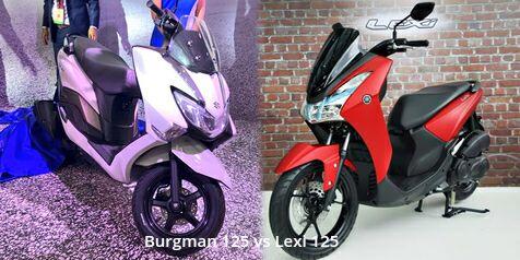 Yamaha Lexi vs Suzuki Burgman Street 2018, Pilih Mana Nih Gan?