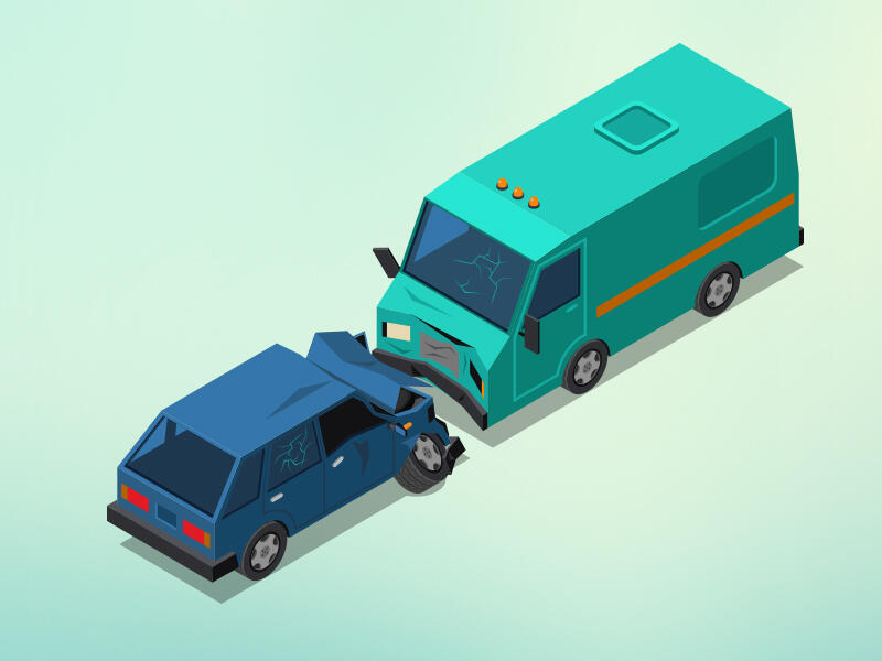 Truk Terguling di Tol Semanggi