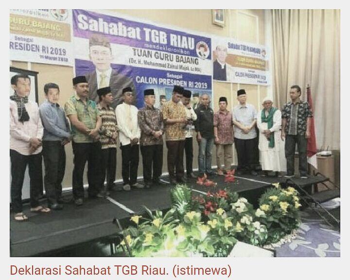 Serentak, Deklarasi Relawan TGB jadi Calon Presiden Menggema di Indonesia Termasuk