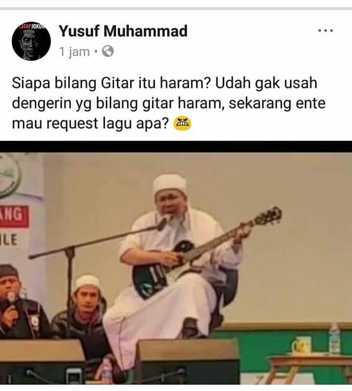 Heboh Video Ceramah Gitar Haram Ala Ustaz Muflih