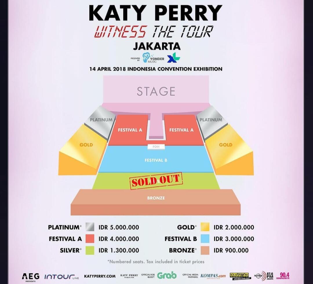 Katy Perry Siap Bawa 50 Ton Perlengkapan untuk Konser &quot;Witness&quot; di Indonesia