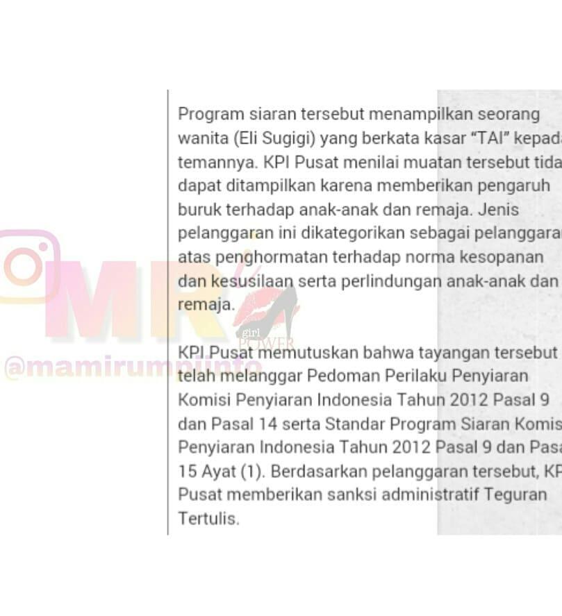 KPI Layangkan Surat Teguran untuk Pesbukers, Netizen Minta Tayangan Segera Dihentikan