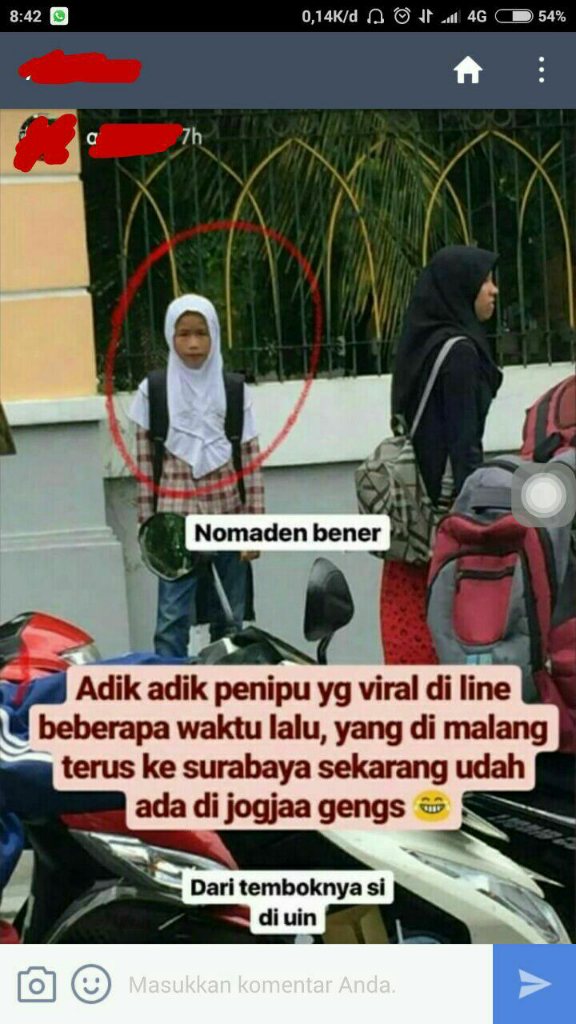 Informasi atau pembulyan anak?