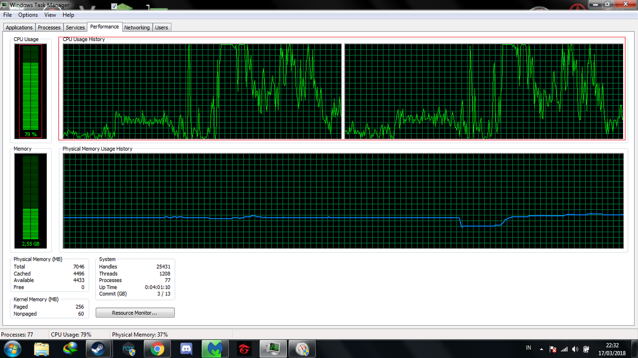 Masalah hardware ram 8gb ddr3 di laptop saya