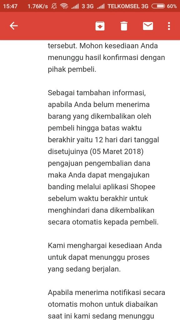 CS SHOPEE.CO.ID GREGET!!! Agan Sesama Seller shopee.co.id Hati-Hati! 