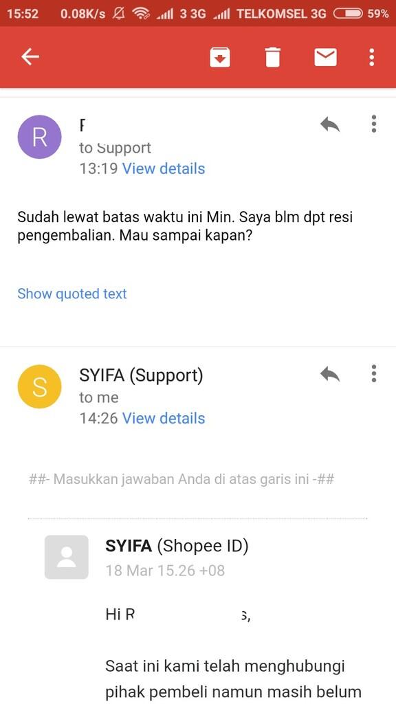 CS SHOPEE.CO.ID GREGET!!! Agan Sesama Seller shopee.co.id Hati-Hati! 