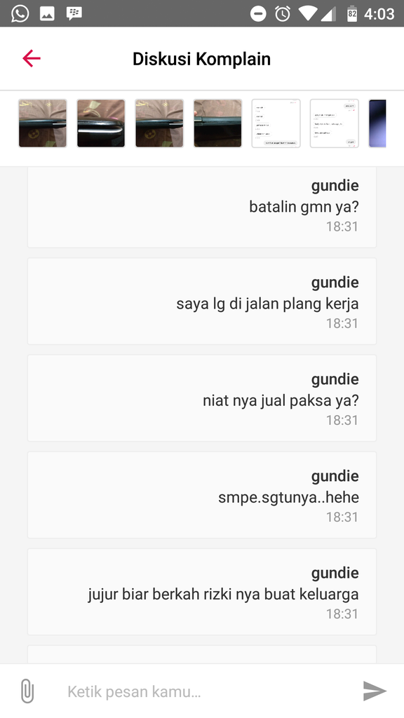 Surat Terbuka Arshy Comp/Arshy Shop/Arsy pelapak di BUKALAPAK dari PALU