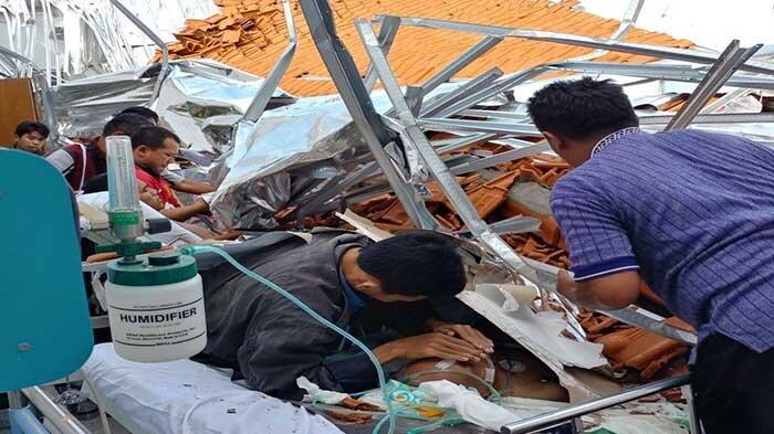 Kronologis Ambruknya Paviliun Syaraf RSAL Dr Ramelan Surabaya