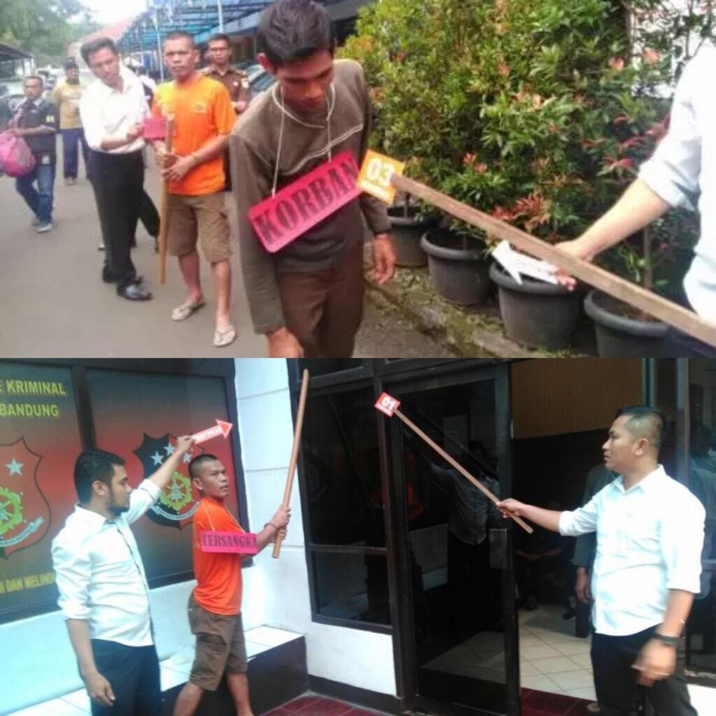 Tersangka Penganiaya Ustaz Prawoto hingga Tewas Jalani 8 Adegan Reka Ulang