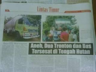 Kisah Misteri Truk Tronton Bus Pahala Kencana yg Dimasukan Kedalam Hutan Jati Blora