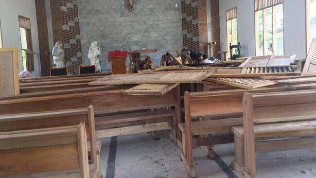 7 Perusak Gereja di Sumsel Ditangkap, Sempat Kabur ke Bangka