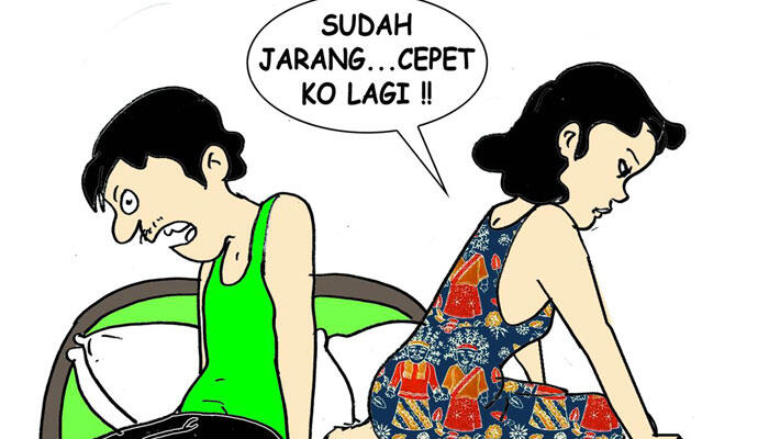 Bini Cantik Jarang Dibelai Perbulan Jatahnya Sekali
