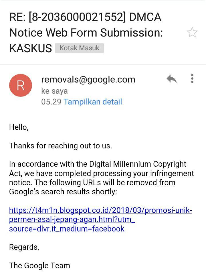 Hai Kreator, Tahukah Kalian Threadnya Di Copas?