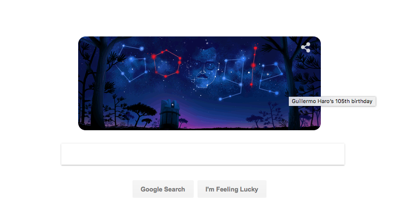 Mengenal Astronom Asal Meksiko Guillermo Haro di Google Doodle Hari Ini