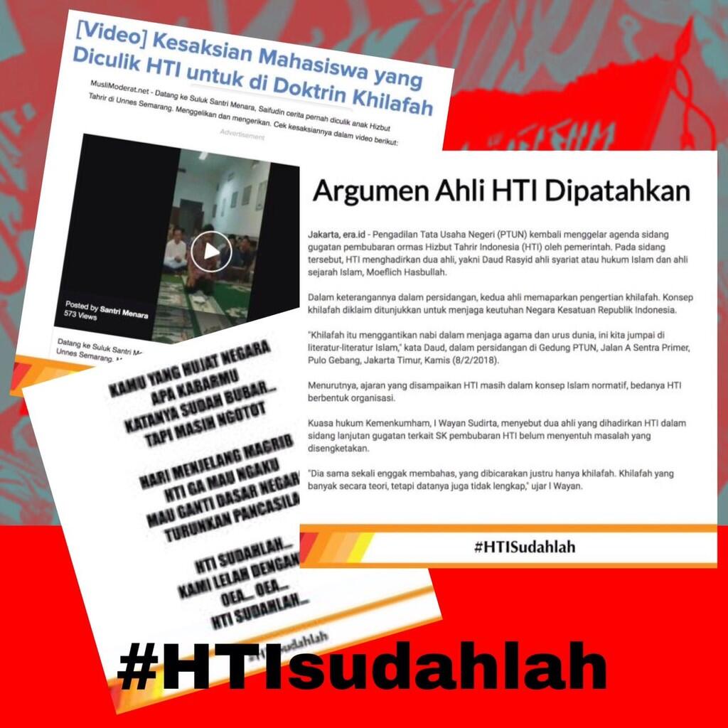 #HTISudahlah, Tak Perlu Lagi Kau Hidup di Negeri Indonesia Ini
