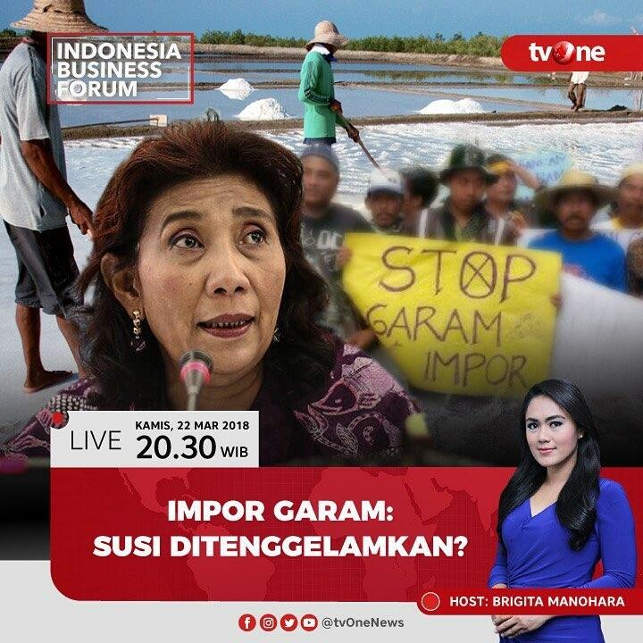 PP tentang impor garam dianggap bertentangan dengan Undang-undang Nomor 7 Tahun 2016.