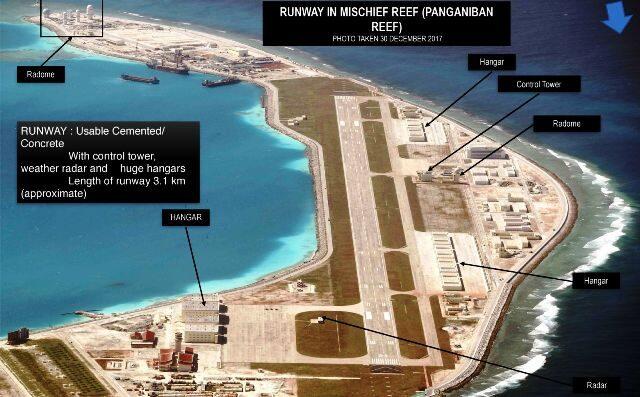 Media Filipina Potret Pembangunan Pangkalan Militer Tiongkok di Kepulauan Spratly