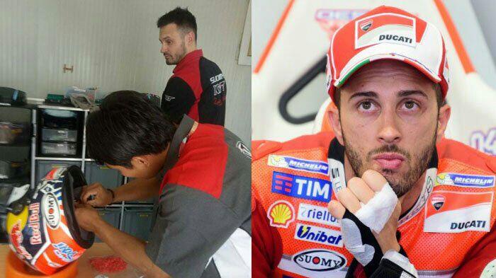 Viral, Pria Asal Indonesia Ini Dikirim ke Qatar Hanya Untuk Perbaiki Helm Dovizioso!