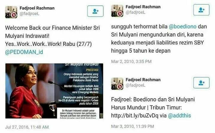 Cuitan Fadjroel Rahman soal Utang SBY Tersebar, Fahri Hamzah: Contoh Anak Buah Ikut