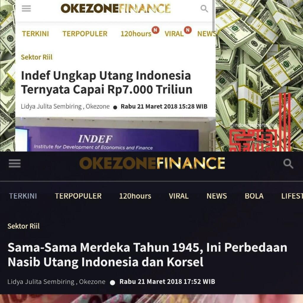 Indef Ungkap Utang Indonesia Ternyata Capai Rp7.000 Triliun