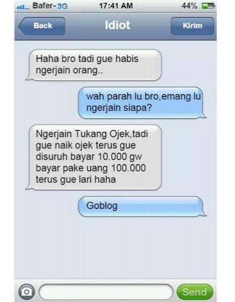 Obrolan Kocak dan bikin greget, buat refreshing