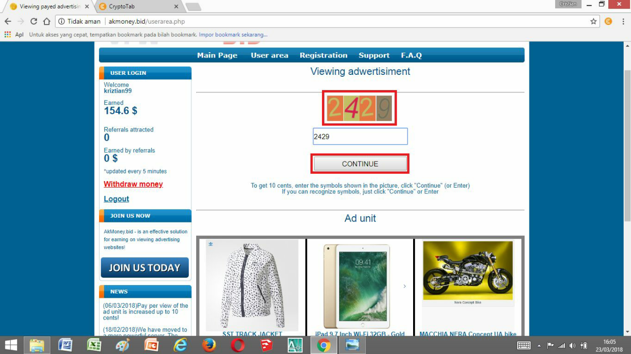 Woow.. Depan Komputer 1 Jam Bisa Dapat $ 100 Bahkan Lebih....!!!