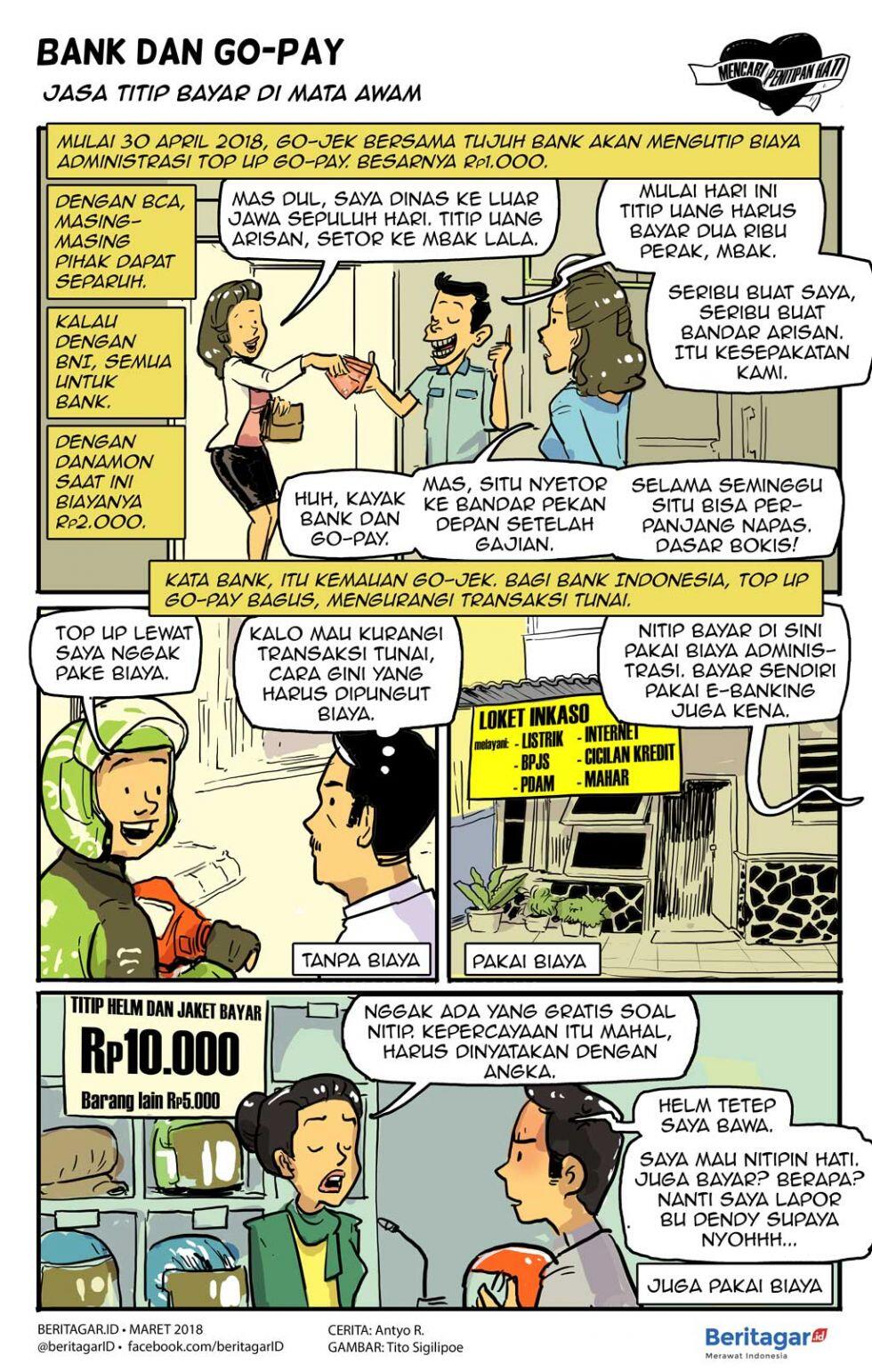 Go-Jek dikasih duit kok masih mengutip biaya