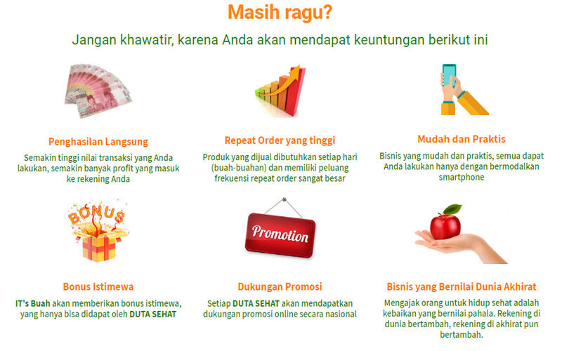 Program Reseller DUTA SEHAT IT's Buah | Menyehatkan Tubuh &amp; Rekening Anda &#91;JADETABEK&#93;