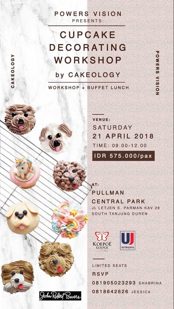Event - Cupcakes decorating workshop ( with buffet) - 21 April 2018