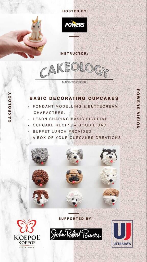 Workshop event - cup cakes decorating class - 21 April 2018