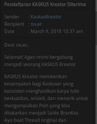 Karya sukA-Suka tebalKan Uang Saku (KASKUS), Chit Chat Pengalaman dan Trik Kreator
