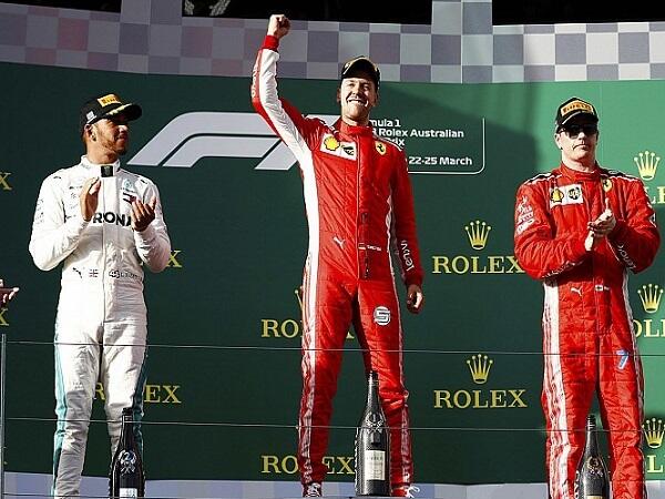 Vettel Buka Musim 2018 dengan Kemenangan