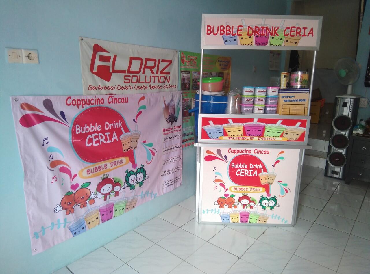 PAKET USAHA ALDRIZ BUBBLE DRINK