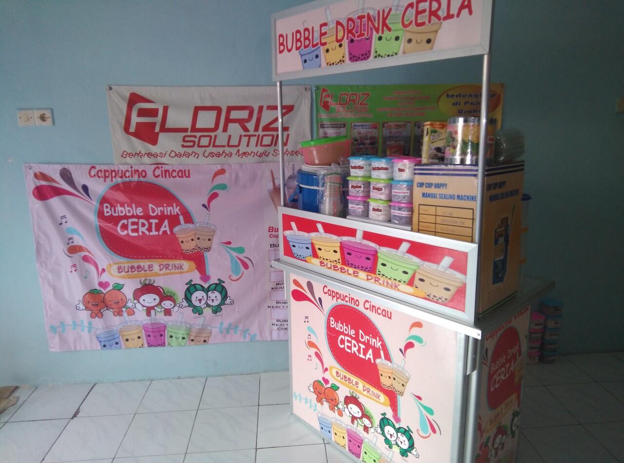 PAKET USAHA ALDRIZ BUBBLE DRINK