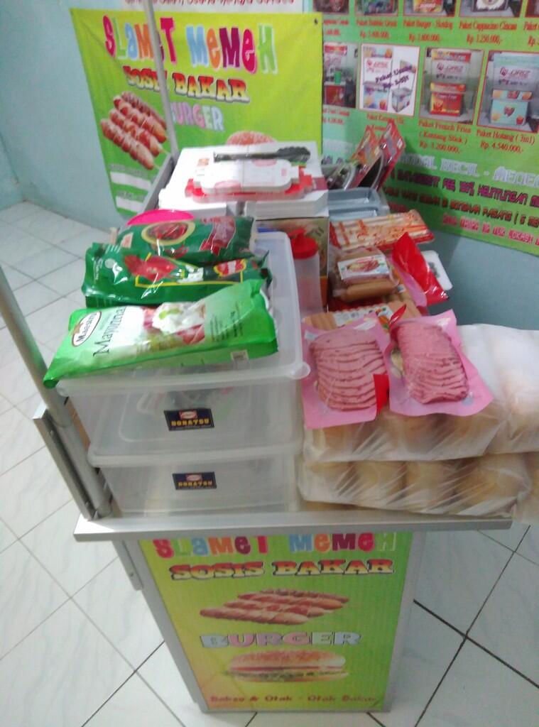 PAKET USAHA SOSIS BAKAR &amp; BURGER 