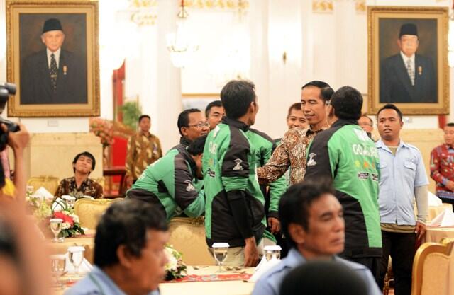 Pengemudi Ojek Daring Keluhkan Tarif Murah ke Jokowi