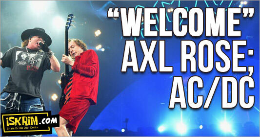 Resmi, Axl Rose Menggantikan Brian Johnston, AC/DC Siap Buat Album