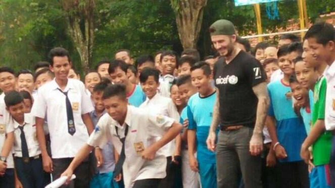 Diam-diam David Beckham Kunjungi PAUD di Semarang, Ada Apa?